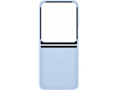 Funda SAMSUNG Galaxy Z Flip 6 de Silicona con Anillo (Azul Claro)