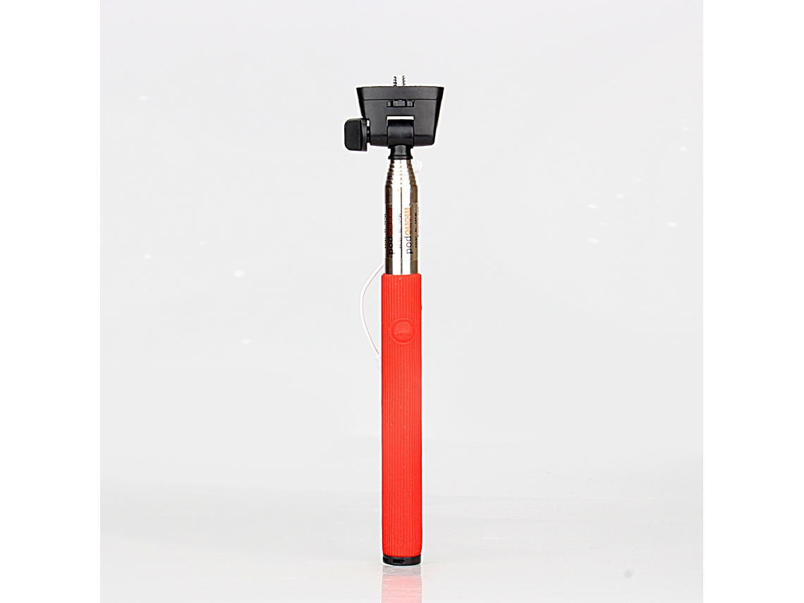 Palo Para Selfies De Teléfono Móvil (telescópico Portátil, Apariencia Roja)