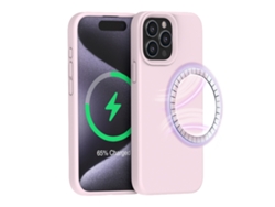 (morado (magnético), Iphone 14) Funda Para Iphone, Silicona Líquida, Magnética.