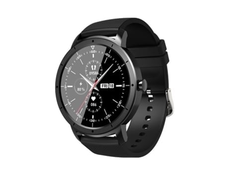 Relojes inteligentes Monitor de oxígeno y frecuencia cardíaca Chronus Fitness Tracker Impermeable Negro AUJEZON