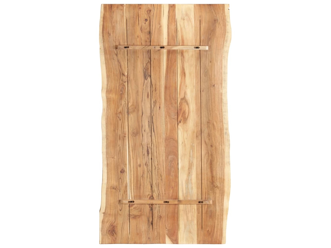 Tablero De Mesa | Tablero De Escritorio | Superficie De Mesa De Madera Maciza De Acacia 118x(50-60)x3,8cm