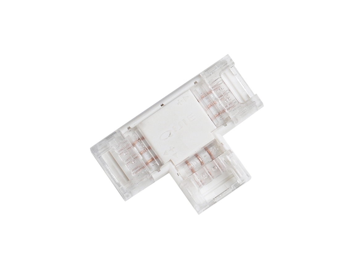 Conector T Hippo para tira LED CCT 12-24 V DC ancho 10 mm 10 mm
