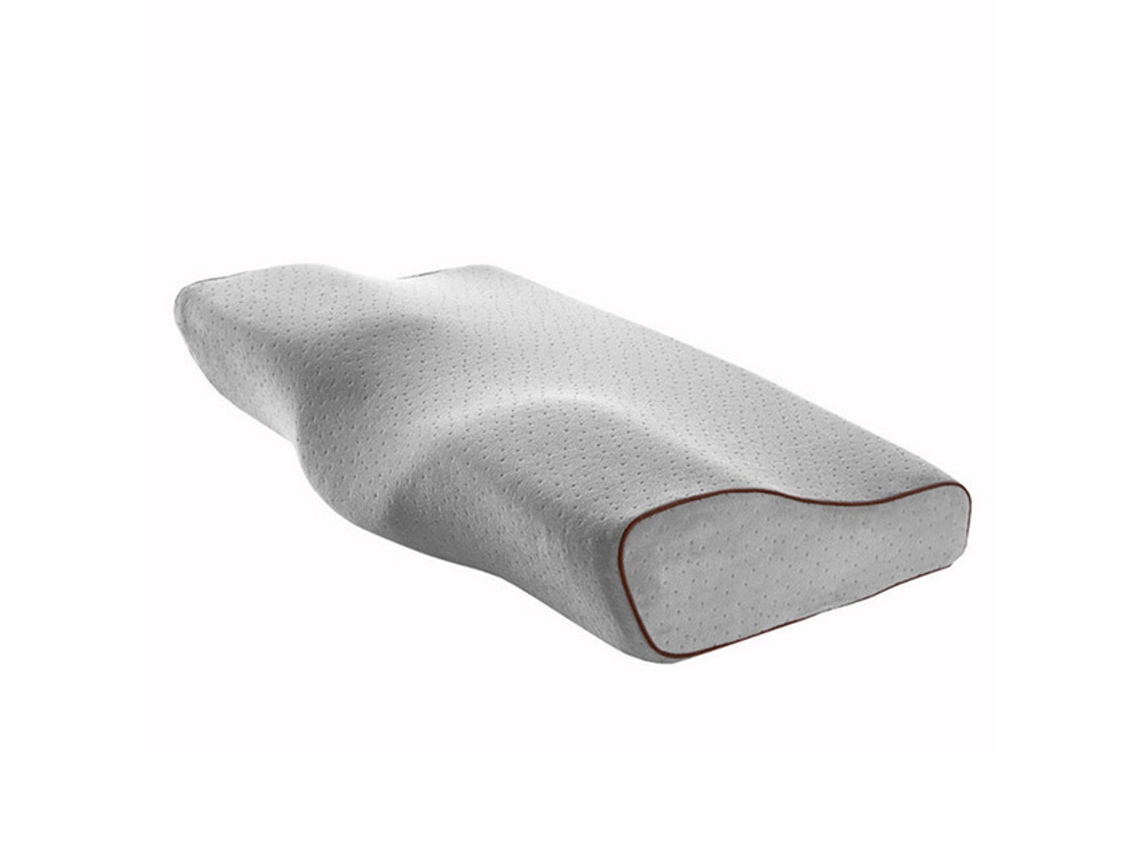 Travesseiro De Espuma Viscoelástica Eifson Com Recuperação Lenta Para Relaxamento Cervical, 62 Cm (cinza)
