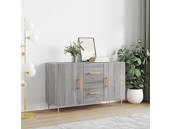 Aparador De Madera De Ingeniería Gris Sonoma 100x36x60 Cm