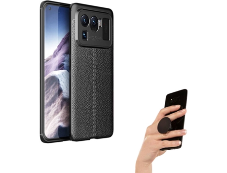Carcasa Xiaomi Mi 11 Ultra PHONESHIELD Rugged Leather y Soporte Magnético Multifunción Negro