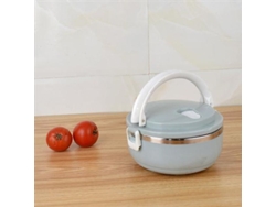 2026da-caja De Almuerzo Aislada 700ml De Acero Inoxidable, Portátil, Apilable Y Hermética, Ideal Para Escuela Y Trabajo, Color Azul