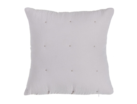 Cojín Taupé 40 x 40 cm Cuadrado BIGBUY HOME