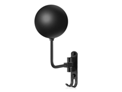 Soporte Universal De Metal Giratorio De 180° Para Montaje En Pared Con Gancho Para Cascos De Motocicleta Y Sombreros.