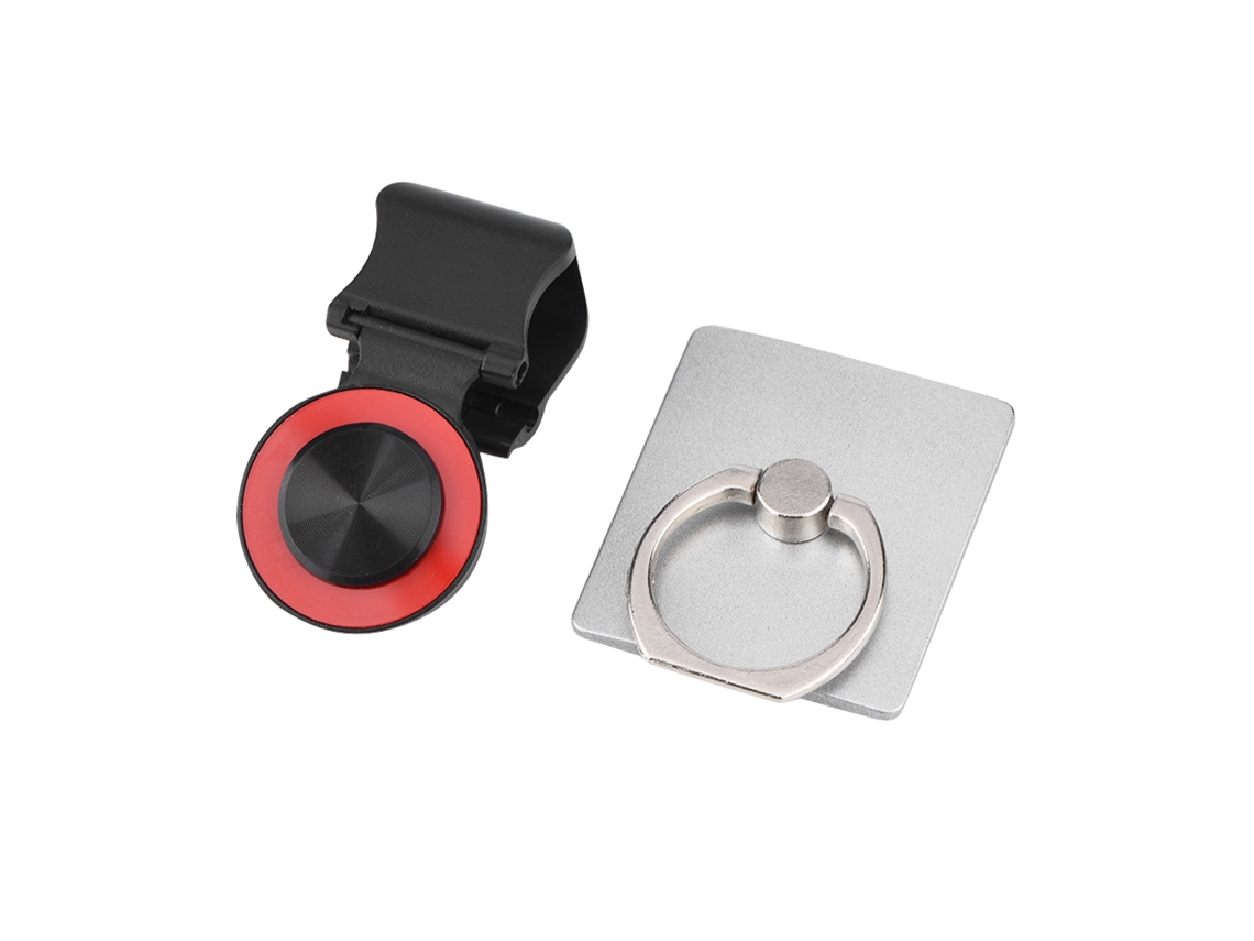 Mando Portátil Para Juegos De Smartphone Con Control De Pantalla Táctil Y Soporte Anular Rojo
