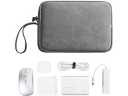 Bolsa para electrónica, bolsa de viaje para cables y accesorios, estuche para accesorios digitales como cargadores, auriculares, Gokoco