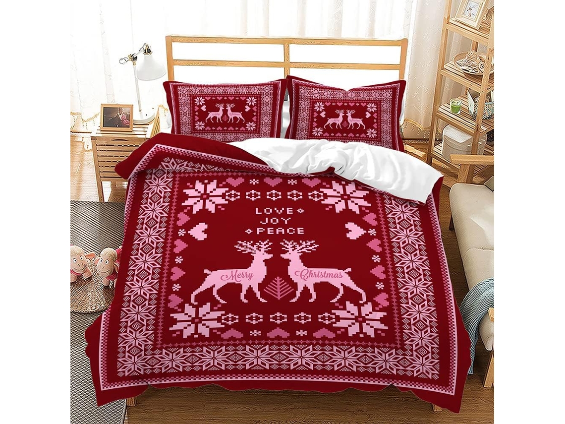 Funda Nórdica Juego Ropa Cama Funda Juego Almohada 140 X 200 Cm 50 75 220
