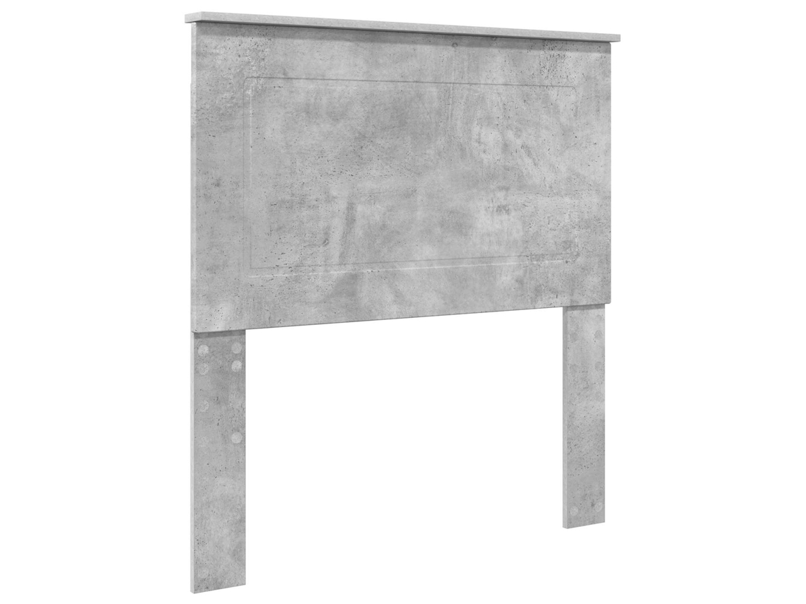Maison Exclusive - Cabecero Con Cabecera Gris Concreto 75 Cm Madera Contrachapada
