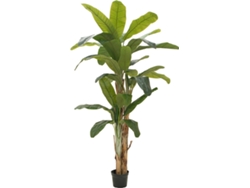 Planta Artificial EUROPALMS Banana (Verde - 240 cm)