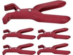 Pinzas De Cocina Inoomp De Silicona Anti-quemaduras De 5 Piezas,s Al Calor, Para Ollas Y Tazones, Ligeras, Aptas Para