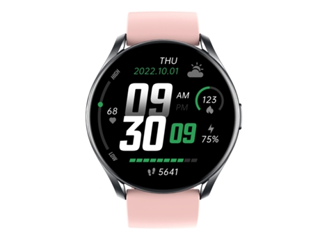 Reloj inteligente con monitor de ritmo cardíaco y sueño, podómetro