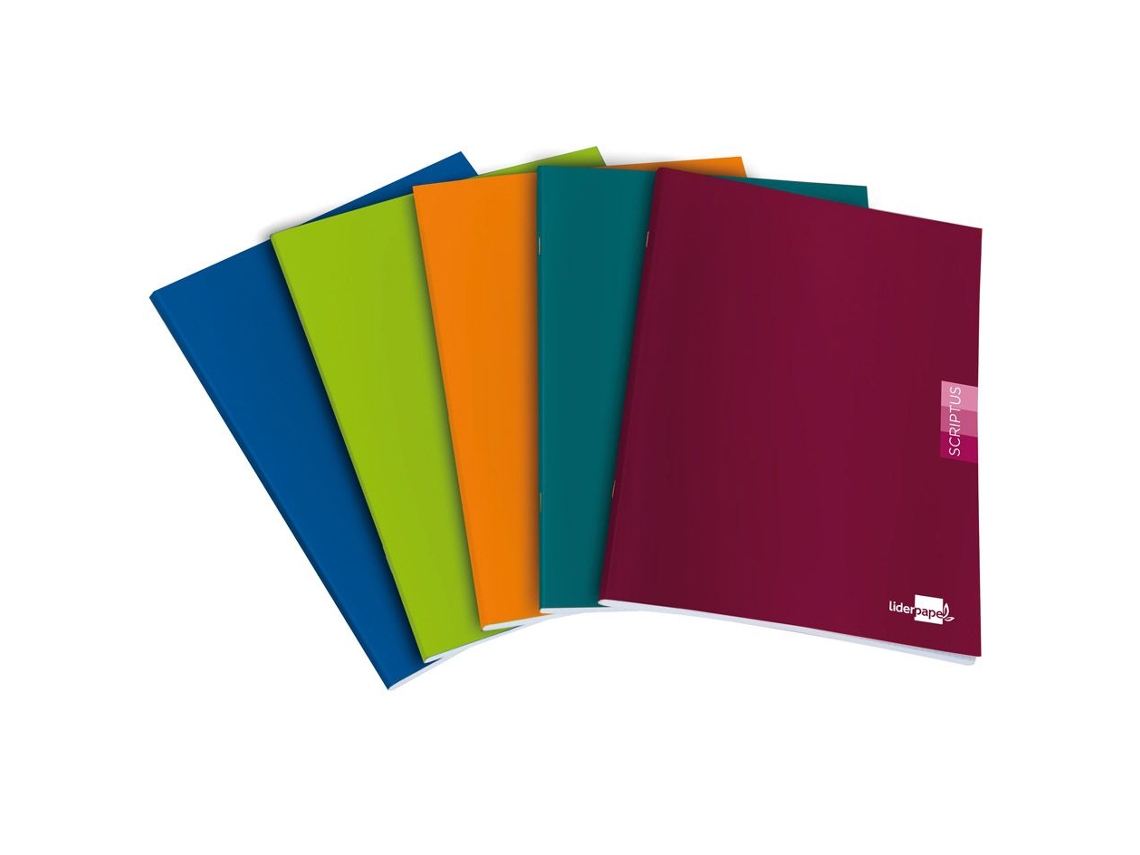 Cuaderno LIDERPAPEL Scriptus 48h 90g/m² 4mm grelha (A5)