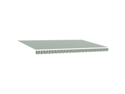 Maison Exclusive - Toldo Retráctil Manual Verde Y 500 X 350 Cm Poliéster Y Acero