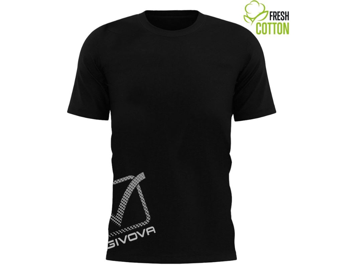 Camisa de algodón Givova 4XL con detalles reflectantes