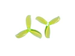 Clear Grey2 Pairs Gemfan D3.5 3-blade 3.5 Inch Pc Propeller 1.5mm Hole For Rc Fpv Racing Drones