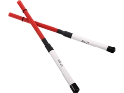 Baquetas De Jazz De Nailon Rojo, Escobillas Dinámicas Para Percusión Acústica.