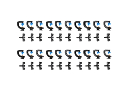 20 Boquillas De Aspersión Refractivas Tipo G De 180° Para Mangueras De 4/7 Para Riego De Jardines.