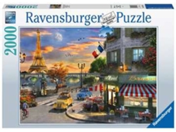Puzzle RAVENSBURGER Paris Sunset rompecabezas 2000 pieza(s) Paisaje