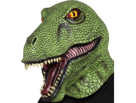 Máscara DISFRAZZES Dinosaurio Verde