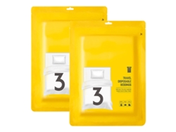 HYMNORA 2 Piezas de Sábana Descartable para Viaje - Juego Individual de 3 Piezas