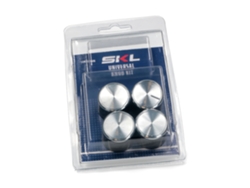 Tirador De Cocina Con Adaptadores - Kit Negro Con 4 Piezas Placa De Gas Cok1776un