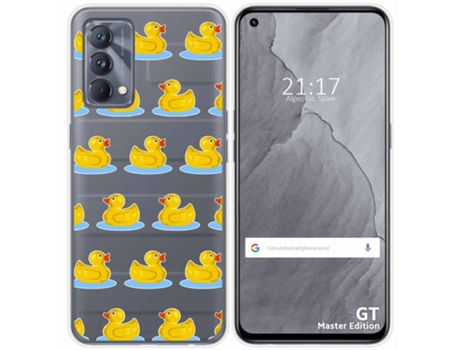 Carcasa Realme GT Master Edition TUMUNDOSMARTPHONE Dibujos Transparente Multicolor