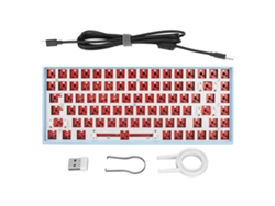 Kit de teclado mecánico de intercambio en caliente para armar con 84 teclas