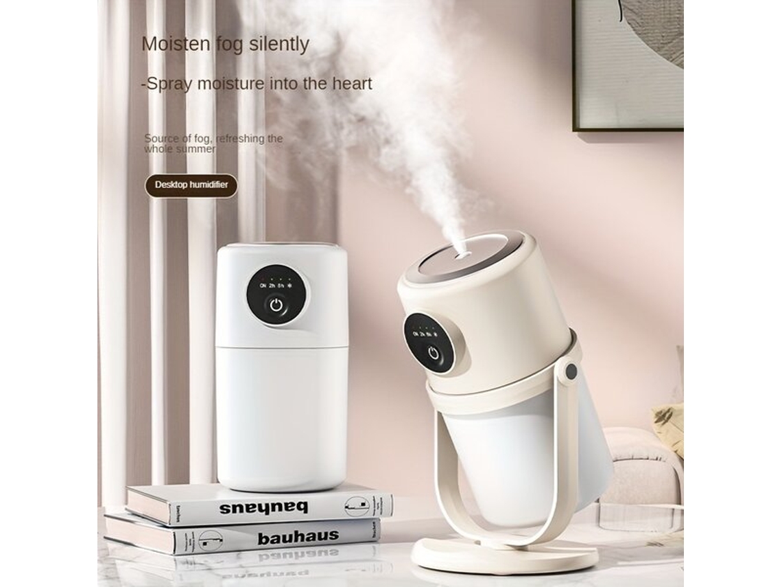 Humidificador de aire giratorio con pulverizador y purificador de aire USB. Pickifyvayotoy