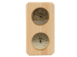 Higrómetro De Madera 2 En 1 Para Sauna, Para Medir La Temperatura Y La Humedad En Las Paredes, Ideal Para Hoteles Y Residencias.