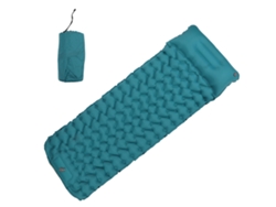 Colchón Hinchable Para Camping Con Diseño Ergonómico Y Bomba De Pie Ligera