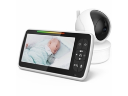 Sm650 Monitor De Bebé Cámara Ajustable Con Pantalla De 5 Pulgadas Con Intercomunicador Bidireccional De Visión Nocturna Infrarroja Gertiz