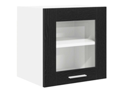 Armario de pared con puerta, roble negro, MAISON EXCLUSIVE (40x31x40 cm)