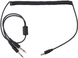 Auriculares De Aviación Con Doble Conector - Cable De Repuesto Mono - Accesorio Estéreo