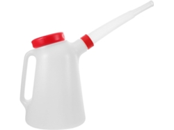 Lata Dosificadora De Aceite De Plástico Rojo De 5 Litros Con Boquilla Larga Precisa, Dispensador Automotriz Motorizado Y