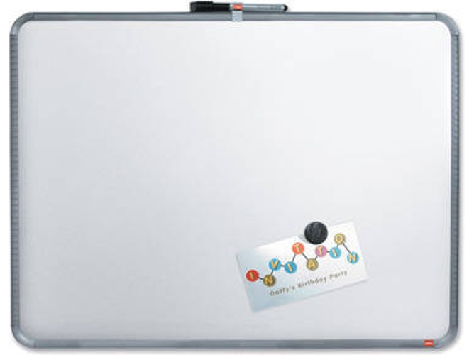 Pizarra Blanca NOBO Slimline Gris (430x580mm - Magnético: Sí)