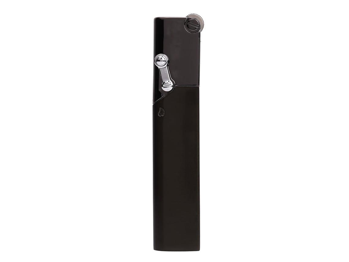 Encendedor De Gas Portátil, Resistente Al Viento, Delgado Y Recargable Para Cigarrillos - Negro