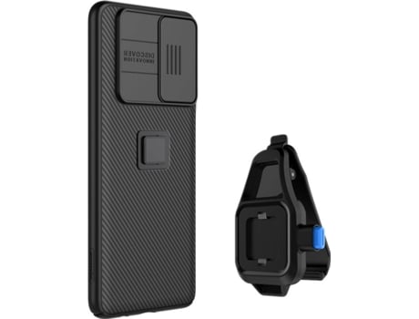 Funda + Soporte de Cintura Xiaomi Poco M4 Pro 5G Nillkin Camshield Negro