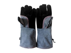 Guantes De Barbacoa Y Horno Resistentes Al Calor De Cuero Vacuno Premium Aislados Para Cocinar Hornear Fumar Chimenea Soldadura Eléctrica