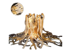 Varitas LED, perfectas para bodas y fiestas, opciones de 50 a 100 piezas, beige con LED, 50 piezas OEM