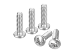 Muebles 25 Tornillos Cabeza Plana 6-32x1/2 Ranura Phillips, Máquina 304, Metálicos Totalmente