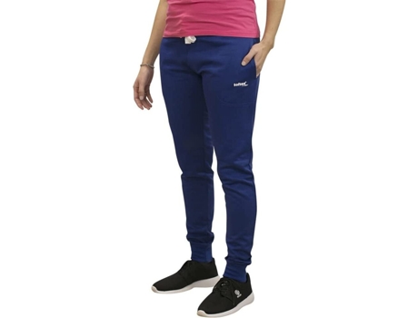 Pantalones de Chándal para Mujer SOFTEE (S - Algodón - Azul)