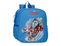 Mochila escolar adaptable Avengers Heroes poliéster azul Marvel