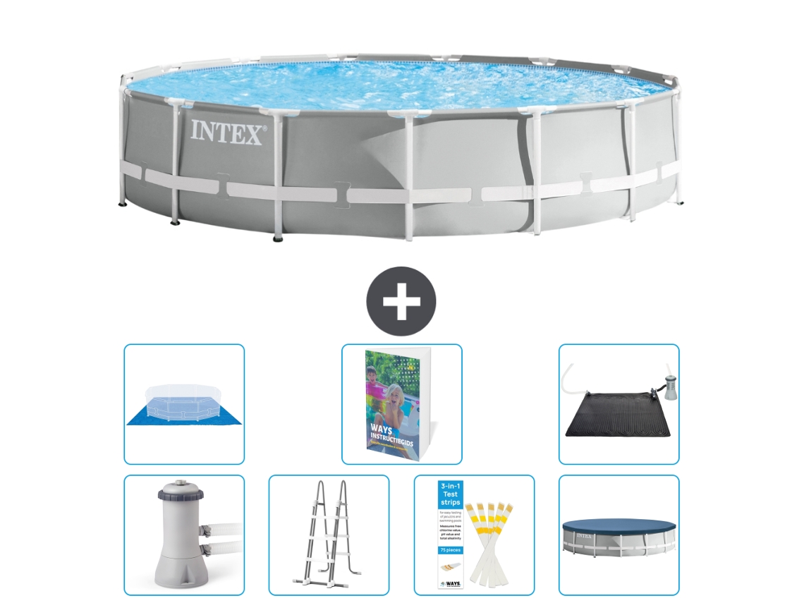 Intex Piscina Prism Frame Redonda - 457x107 Cm - 8-peças S562