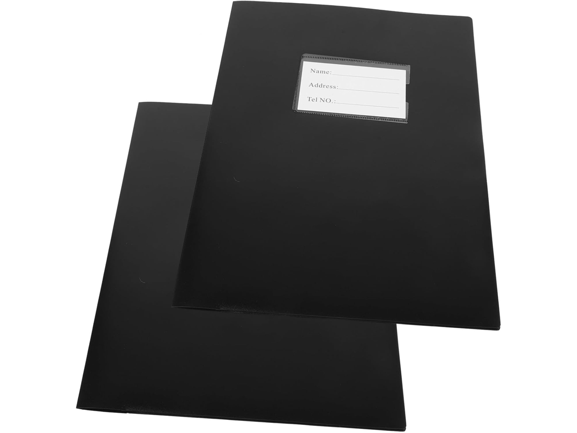 Juego de 2 portadocumentos en PP transparente esmerilado GOKOCO