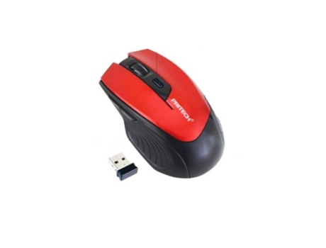 Ratón Inalámbrico para Ordenador Inalámbrico con Luz Led PRITECH Cc-818 Rojo