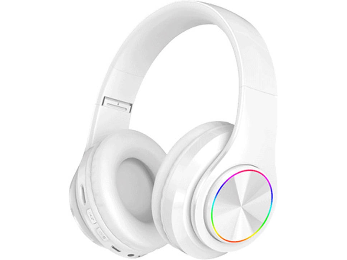 Auscultadores Bluetooth  B39 (Over Ear - MicroAuriculares - Noise Cancelling - Branco)